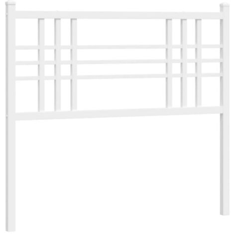 Kopfteil Metall Weiß 107 cm vidaXL