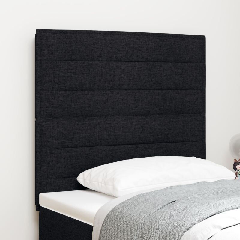 Kopfteil Sonstiges Mit Kopfteil Schwarz 80 Cm Stoff Vidaxl