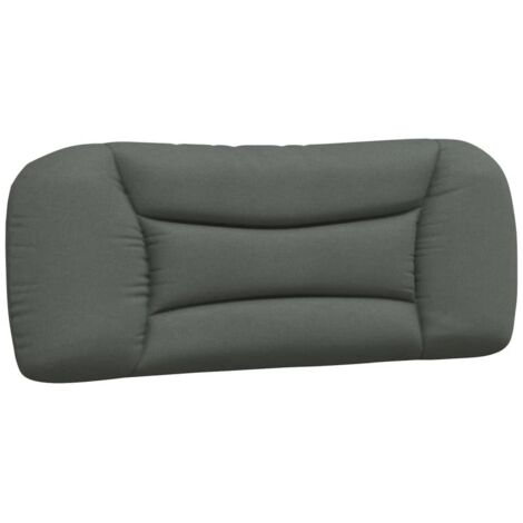 Kopfteilkissen "Hvar" Dunkelgrau 100 cm Stoff vidaXL