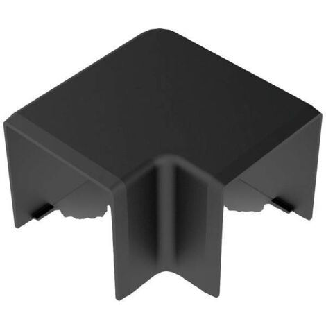 KOPOS 8643FB Canalina passacavi Angolo piatto (L x A) 40 mm x 40 mm 1 pz. Nero