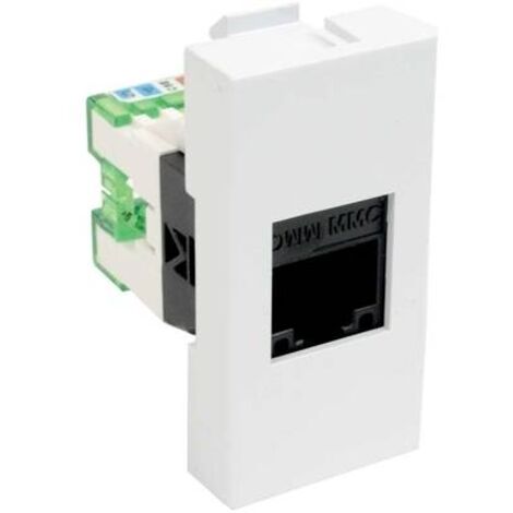 KOPOS QD 45X22.5-RJ-45HB Insert pour appareil électrique module de données (l x H) 22.5 mm x 45 mm 1 pc(s) blanc