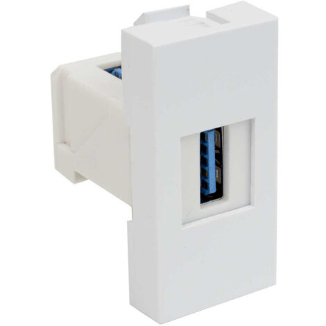 KOPOS QD 45X22.5-USBHB Geräteeinsatz Datenmodul (B x H) 22.5 mm x 45 mm 1 St. Weiß