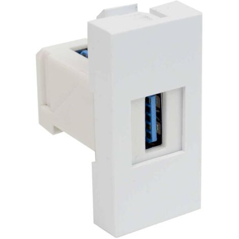 KOPOS QD 45X22.5-USBHB Modulo apparecchi Modulo dati (L x A) 22.5 mm x 45 mm 1 pz. Bianco