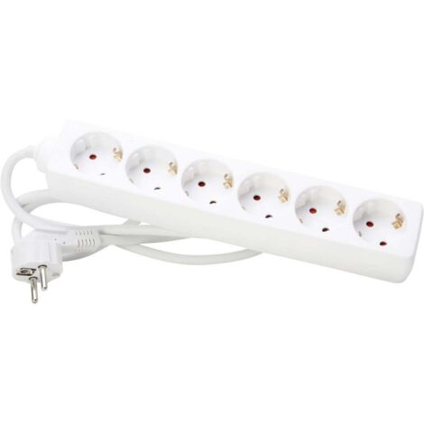 Kopp 120613005 Multipresa 6 scomparti Bianco artico Schuko 1 pz.