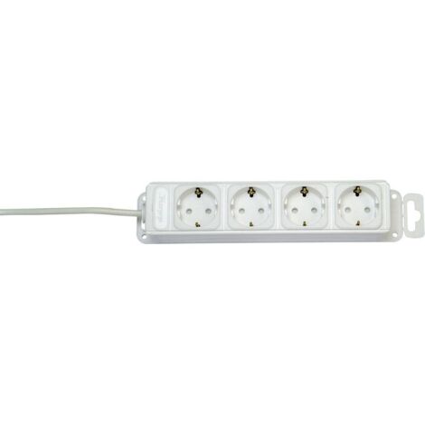 Kopp 127102016 Multipresa 4 vie Bianco Schuko 1 pz.