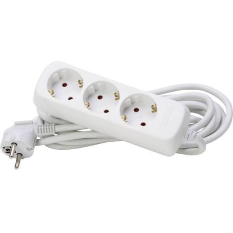 Kopp 128690659 Multipresa 3 scomparti Bianco artico Schuko 1 pz.