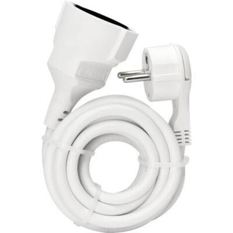Kopp 143602080 cavo di estensione bianco 3 metri
