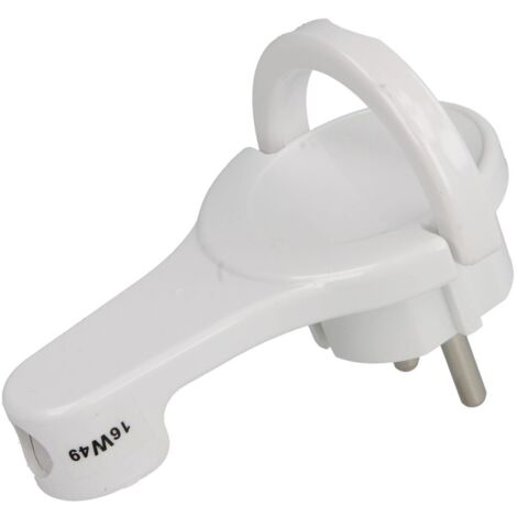 Kopp 172002037 - Protector de Enchufe (plástico, extraplano), Color Blanco