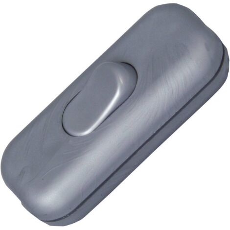 Kopp 191320086 Interruttore a filo passante con piastra antistrappo Argento 1 x Off / On 2 A 1 pz.