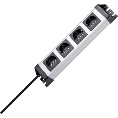 Kopp 226120010 - Ciabatta elettrica Powerversal a 4 ingressi, IP 20