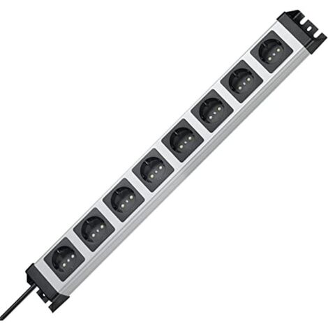 Kopp 226920014 - Ciabatta elettrica a 8 prese, IP 20