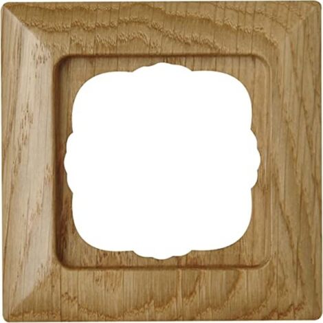 Kopp 306530087 - Mascherina in rovere naturale a 1 ingressi per montaggio verticale e orizzontale [Importato da UE]
