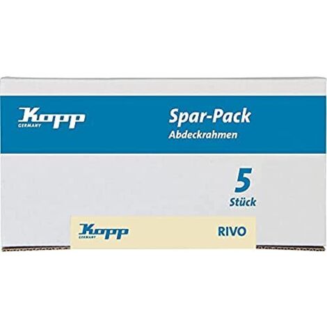 Kopp 404615051 - Mascherina di copertura per installazione verticale e orizzontale, a 2 ingressi, colore: Antracite