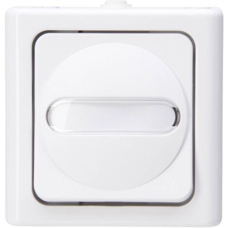 Kopp 560802003 1 pezzo Interruttore per ambienti umidi Completo Pulsanti BlueElectric Bianco artico 1 pz.