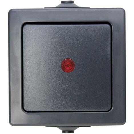 Kopp 566615003 Gamme d'interrupteurs pour pièce humide Nautic anthracite 1 pc(s)