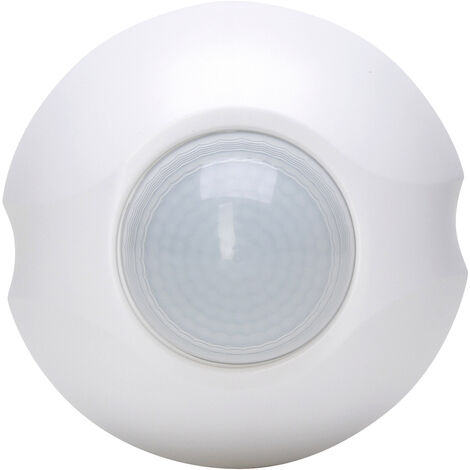 Kopp 822101035 Aufputz, Decke Bewegungsmelder 360 ° Relais Weiß IP44 (Aufputzmontage)/IP20 (Deckenmo