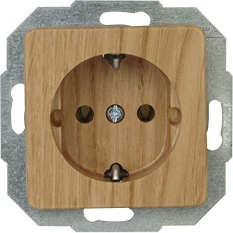 Kopp 914830089 - Presa con contatto di terra Milano, in rovere naturale