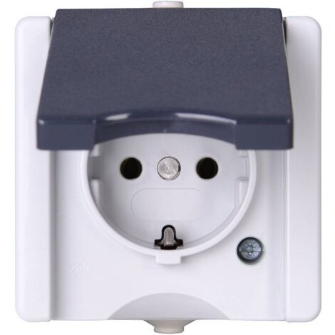 Kopp 947456005 presa grigia installazione a muro IP44