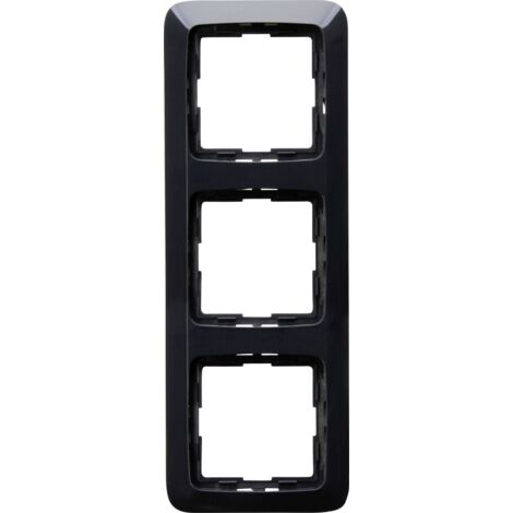 Kopp Abdeckrahmen 3-fach Rivo anthrazit, 404315069 Kopp