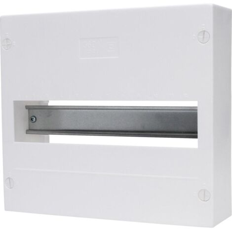 KOPP Aufputz-Verteilerkasten N12A, IP40, 63A, 400VAC, ohne Tür, 1-reihig