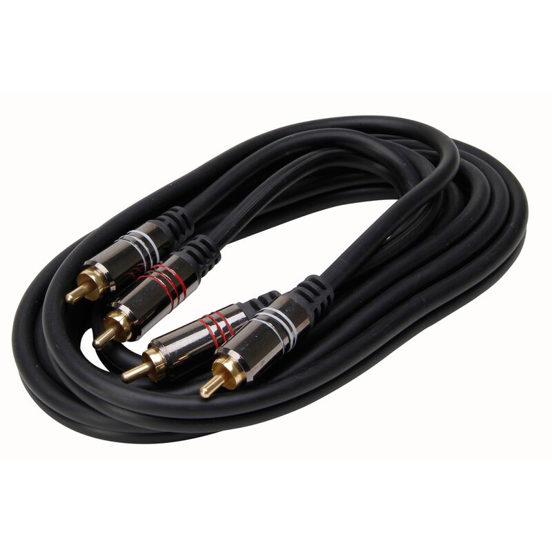 

Cable de conexión de audio, 2 x 2 conectores RCA, de 2 metros - Kopp