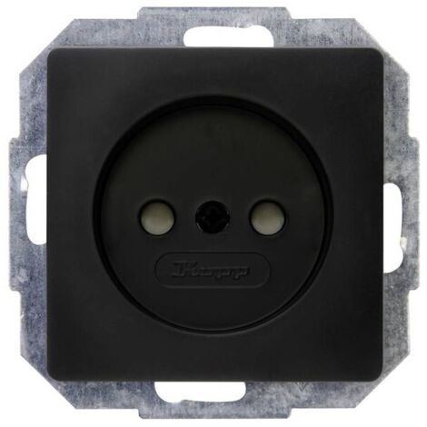 Kopp Frutto Presa di corrente Paris Nero (opaco) 921250089