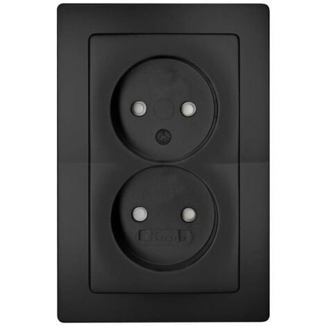 Kopp Frutto Presa di corrente Paris Nero (opaco) 944750081