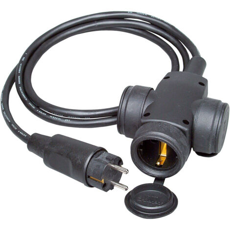 Kopp H07RN-F Cavo prolungato Nero 1,5 m
