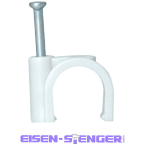 Kopp - Iso-Nagelschellen, 11-15mm, mit gehärteten 30mm-Stahlstiften, grau, 50 Stück - 347804088