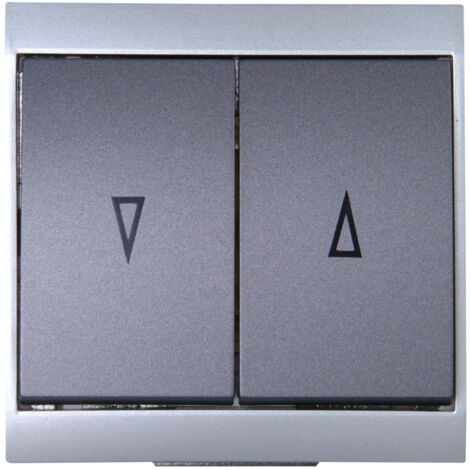 Kopp Jalousieschalter MALTA silber-anthrazit, 621515086 Kopp