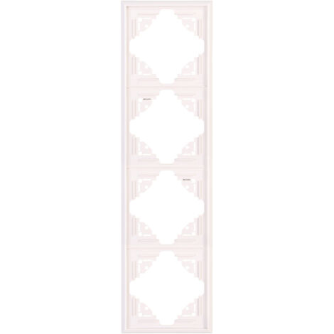 Kopp - MALTA – Abdeckrahmen 4-fach, Farbe: weiß - 309401063
