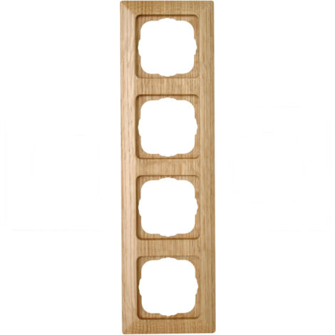 Kopp - MILANO – Abdeckrahmen 4-fach, Farbe: eiche - 306830062