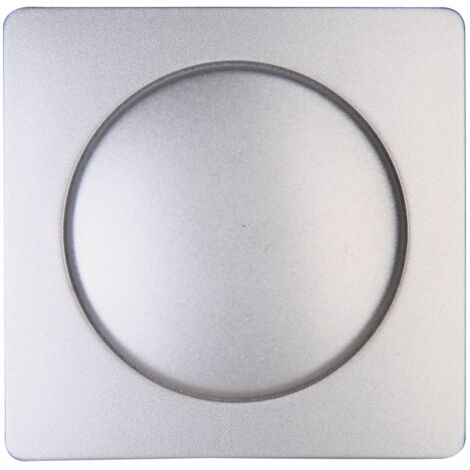 Kopp - PARIS – Dimmer-Abdeckung für Druck-Wechseldimmer, silber - 333720187