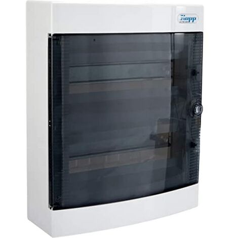 Kopp scatola di giunzione con porta 2 di Fila per 24 Pole, 1 pezzi, grigio/nero, 350912048