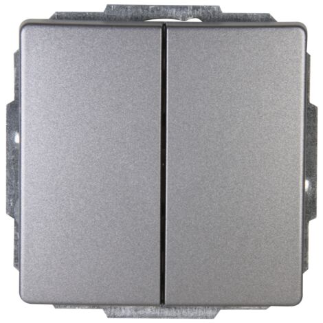 Kopp Serienschalter Venedig, platin, 600543080 Kopp