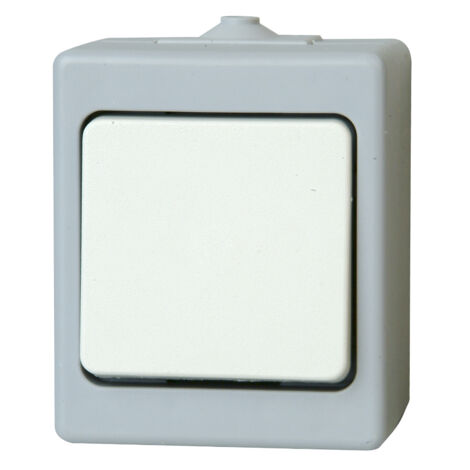 KOPP Taster Standard Aufputz Feuchtraum Grau