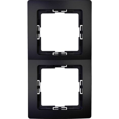 Kopp Telaio di copertura Coperchio Paris Nero (opaco) 308550069 1 pz.