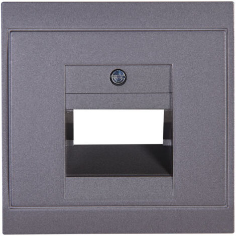 Kopp UAE-Abdeckung für 1-2 Anschlüsse Malta, anthrazit, 333150180 Kopp