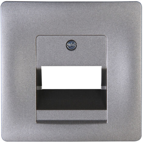 Kopp UAE-Abdeckung für 1-2 Anschlüsse Venedig, platin, 328343180 Kopp