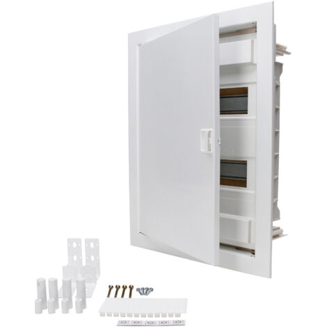 KOPP Unterputz-/Hohlwand-Verteilerkasten U24EP, IP40, 64A, 400VAC, 2-reihig