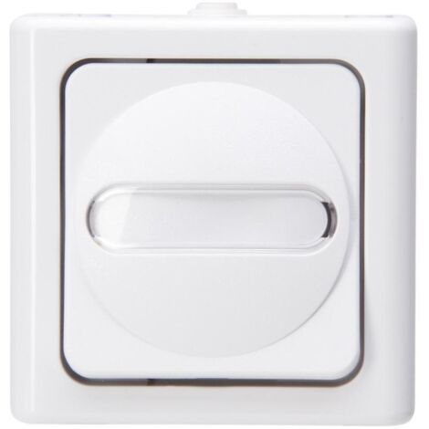 KOPP Wechselschalter arkws mt BLUEELECTRIC 1f m.Glimm AP IP44 10AX 560602007