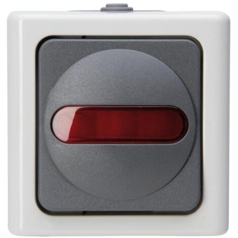KOPP Wechselschalter gr mt BLUEELECTRIC AP IP44 1f Kontroll 10AX 561656007