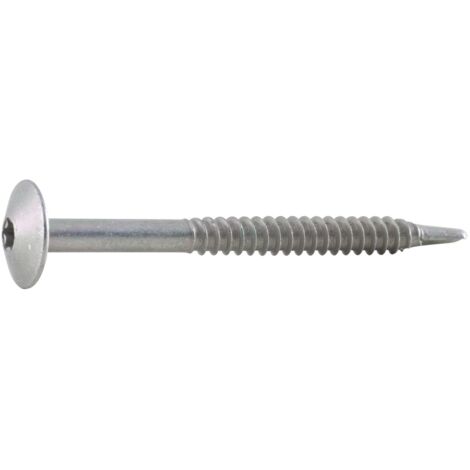Kopplungsschrauben 5,5x45 TX25 mit Bohrspitze - ideal zur Fensterkopplung, Bohrbefestiger, Kohlenstoffstahl mit GS-Beschichtung - 100 Stück