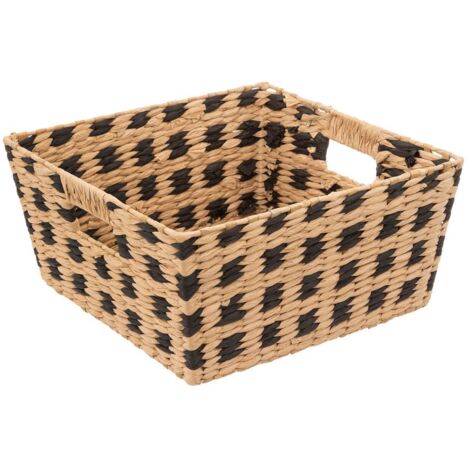 Korb 31x15cm terre inconnue schwarz - 5five