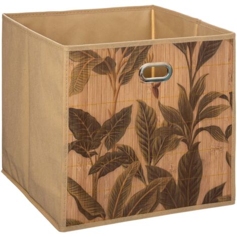 Korb 31x31cm mix n modul latte bambus motiv - 5five
