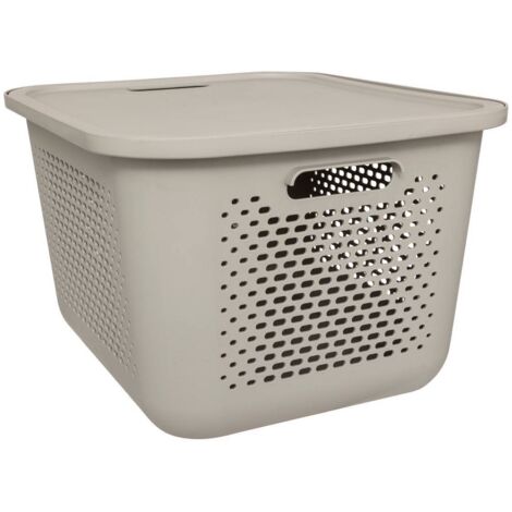 Korb aera 19,6l mit leinendeckel - 5five