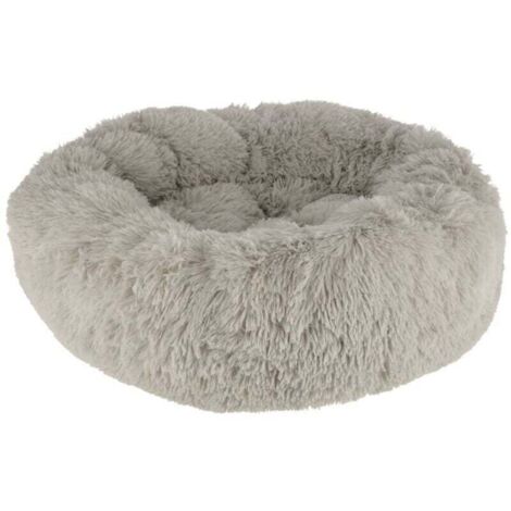 Korb – Flauschig – Ø 60 x 18 cm – Hellgrau