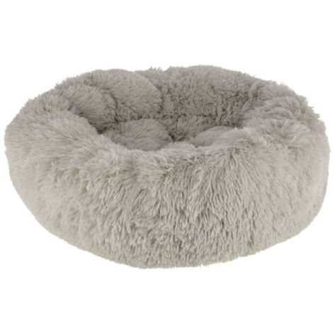 Korb – Flauschig – Ø 60 x 18 cm – Hellgrau