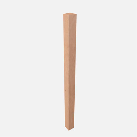 Kordo – Poteau de garde corps en hêtre 1020mm – Finition à plat – Certifié PEFC pour gestion durable des forêts – Usage intérieur