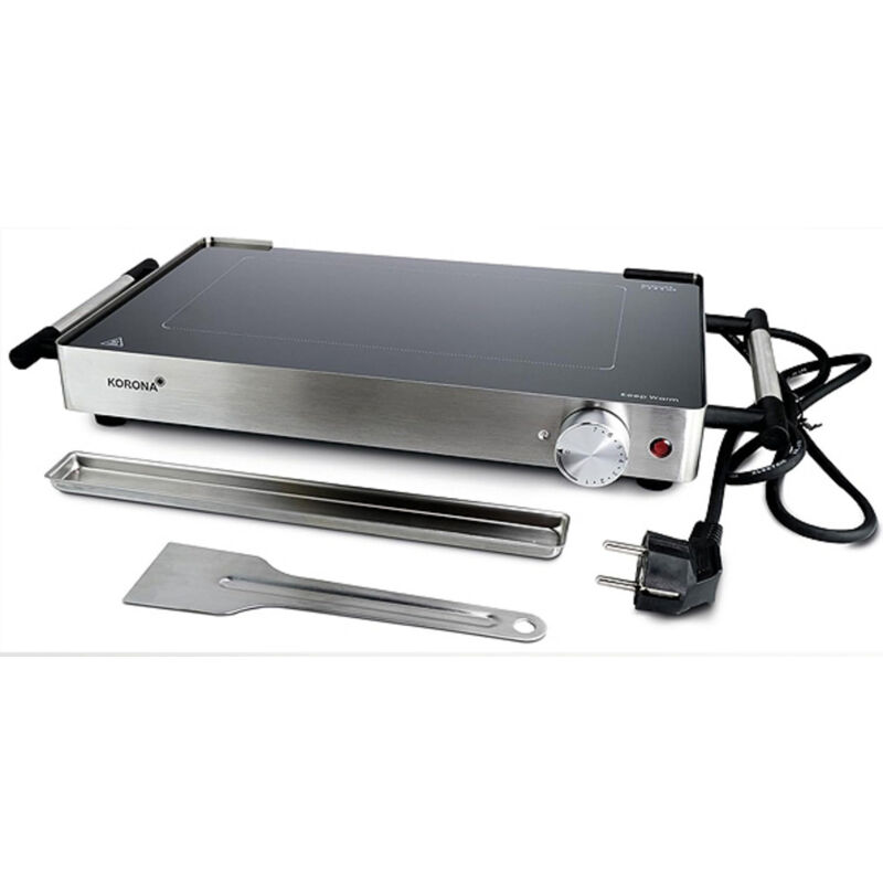 Korona Barbecue de table réglage de la température en continu argent, noir
